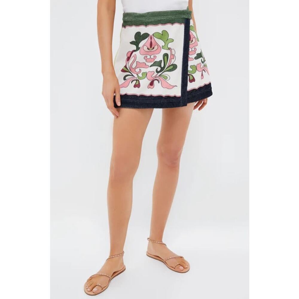 ADRIANA DEGREAS Off White Inamorata Mini Skirt M - NWT